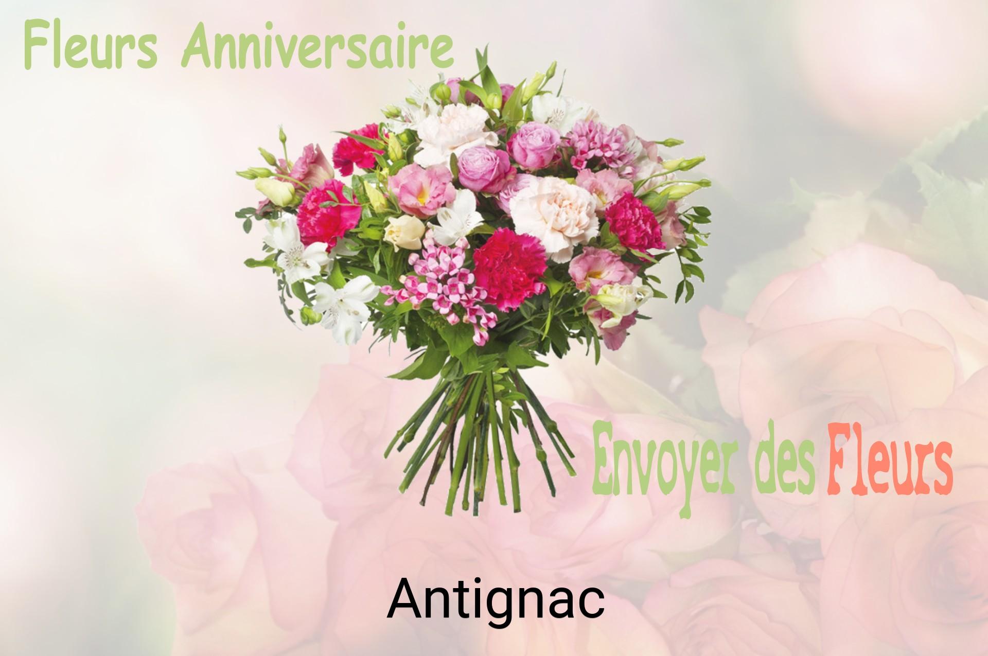 Bouquet de fleurs d’anniversaire livré à Antignac